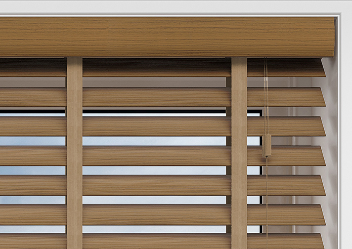 Ecowood Deluxe, Honey Teak Fine Grain - Twist&Fit Venetian Blind - Image 9